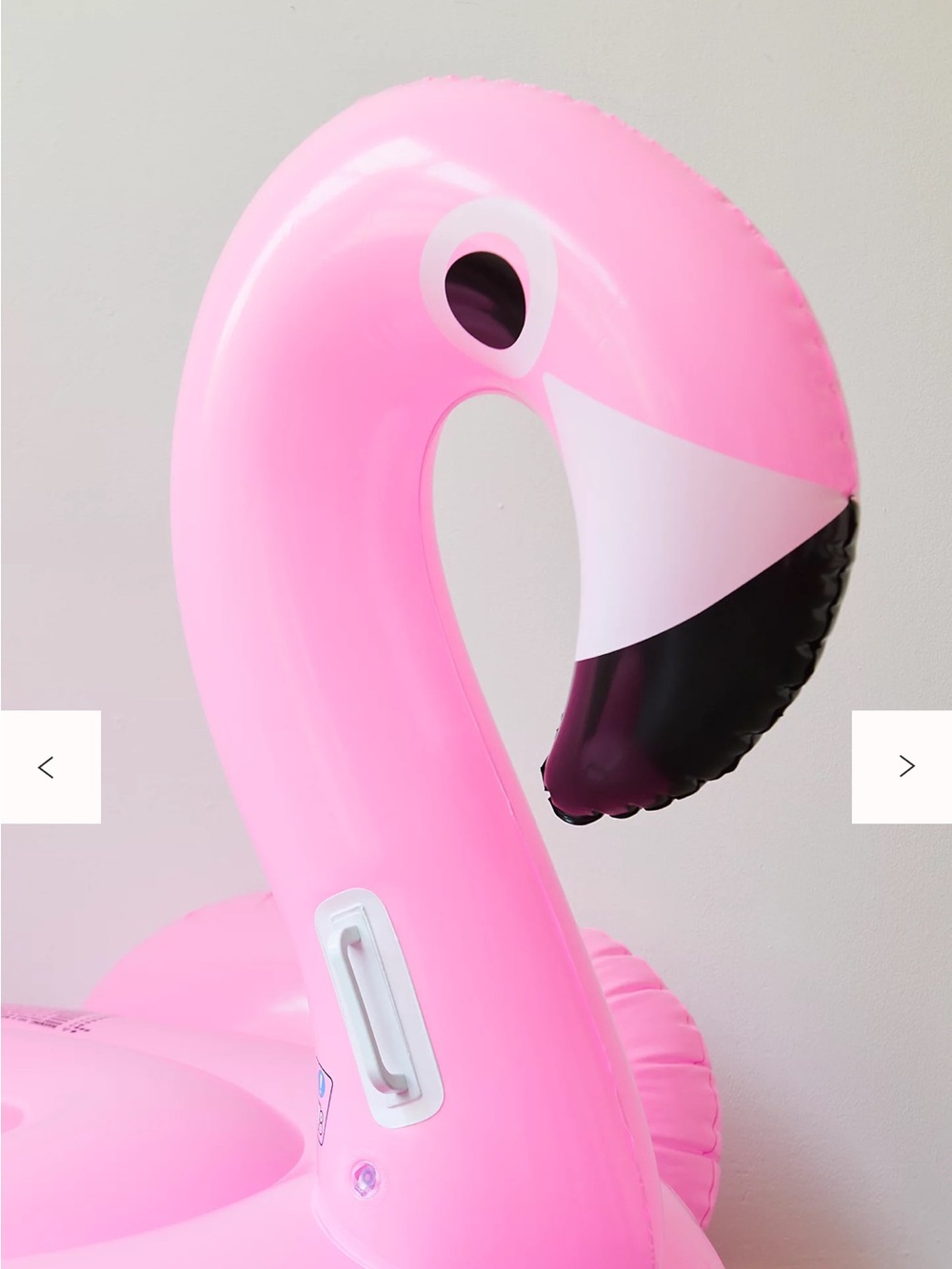 Luxe Ride On Giant Pink Inflatable Flamingo Pool Float NIB - Picture 4 of 4